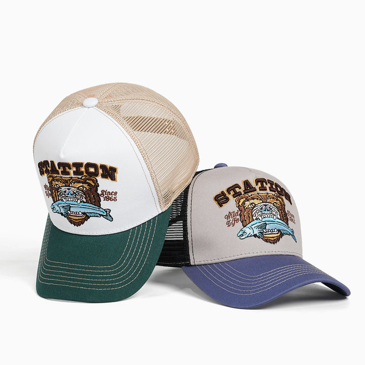 Women Trucker Cap with large embroidery design Kalsten
