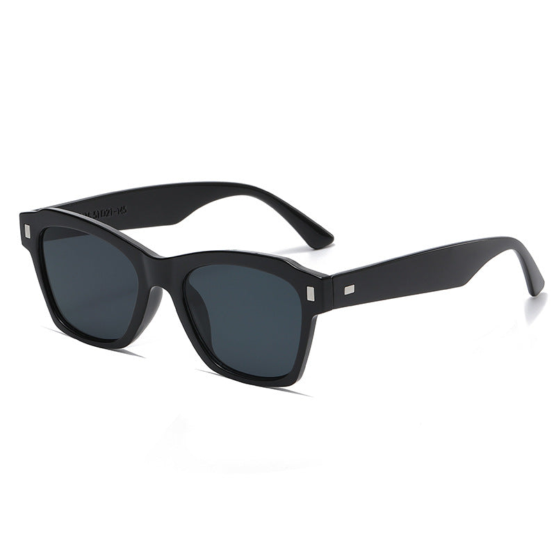 Women's fashionable sunglasses with transparent frame and high-quality UV protection Kalsten
