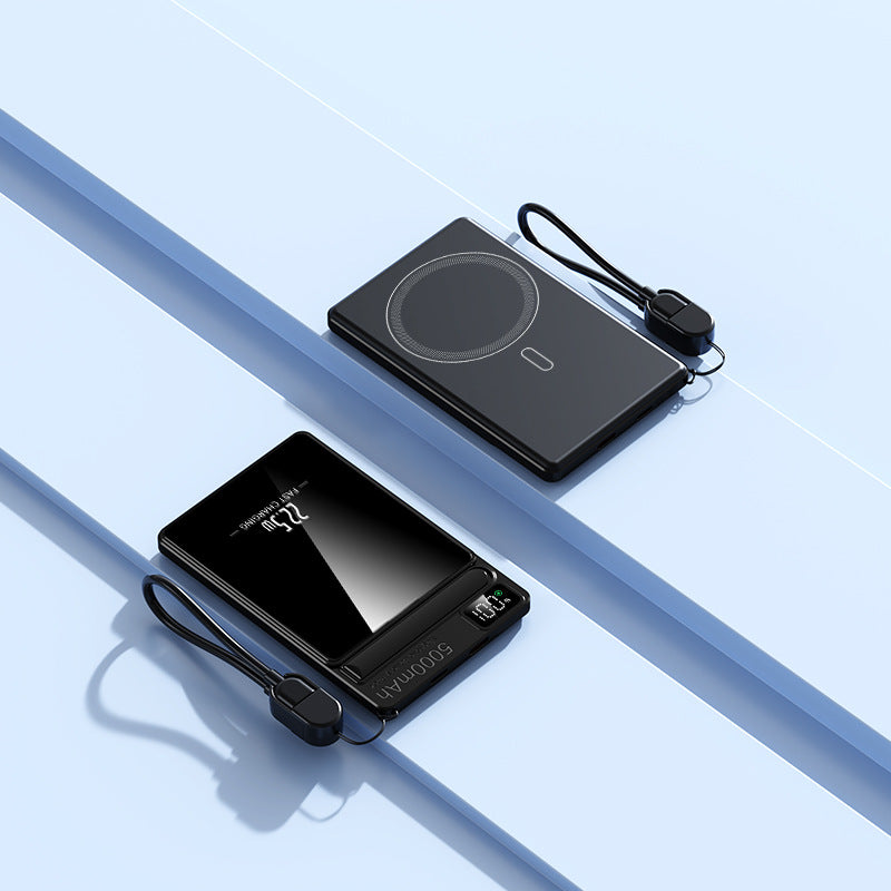 Portable power bank with wireless charging function from Kalsten