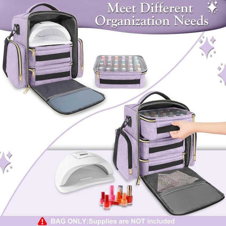 Practical cosmetic bag with multiple compartments Kalsten