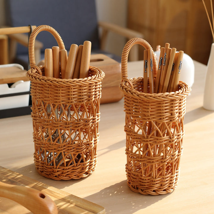Handcrafted Woven Storage Cylinder Kalsten