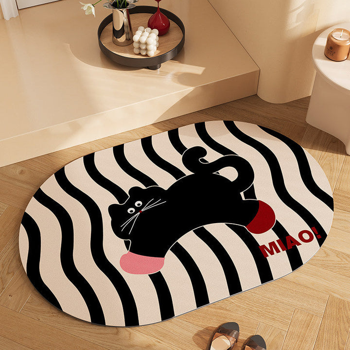 Decorative Bath Mat Kalsten