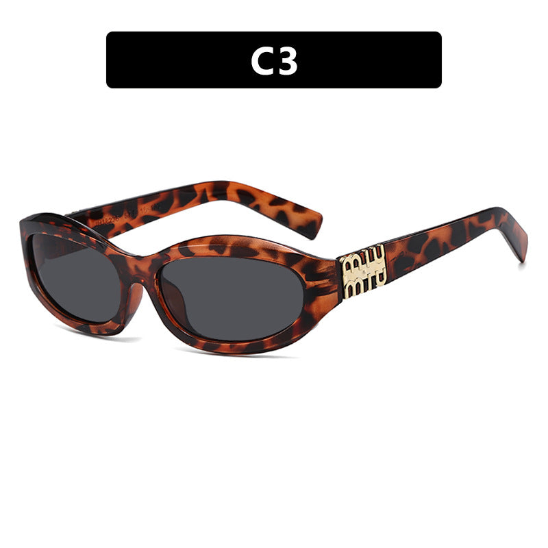 Women’s fashionable sunglasses in a curved design with luxurious details Kalsten