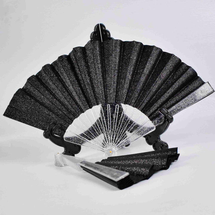 Ladies Glittering Hand Fan made of high-quality material Kalsten