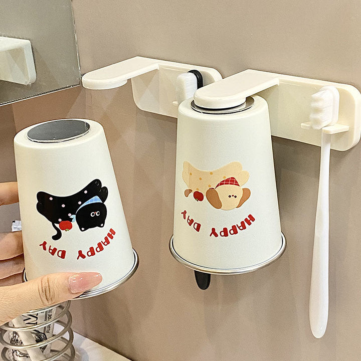 Stainless Steel Drinking Cup with Cheerful Dog Design Kalsten