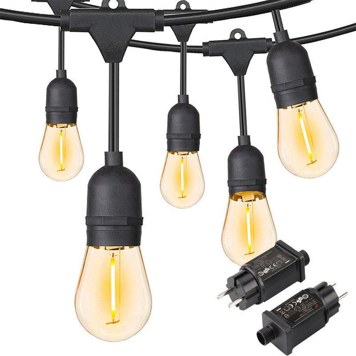 Vintage LED Filament Globe String Lights Outdoor Patio Bulb Garland Kalsten