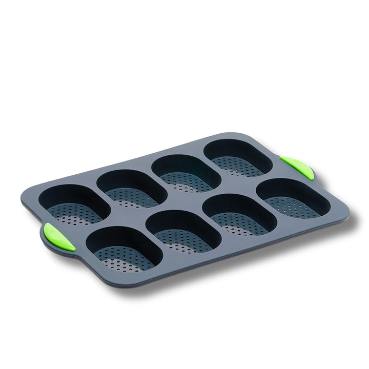 Silicone muffin baking pan with non-stick coating and practical handles Kalsten