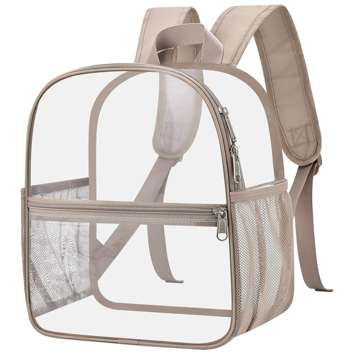 Unisex transparent backpack with functional design and multiple compartments Kalsten