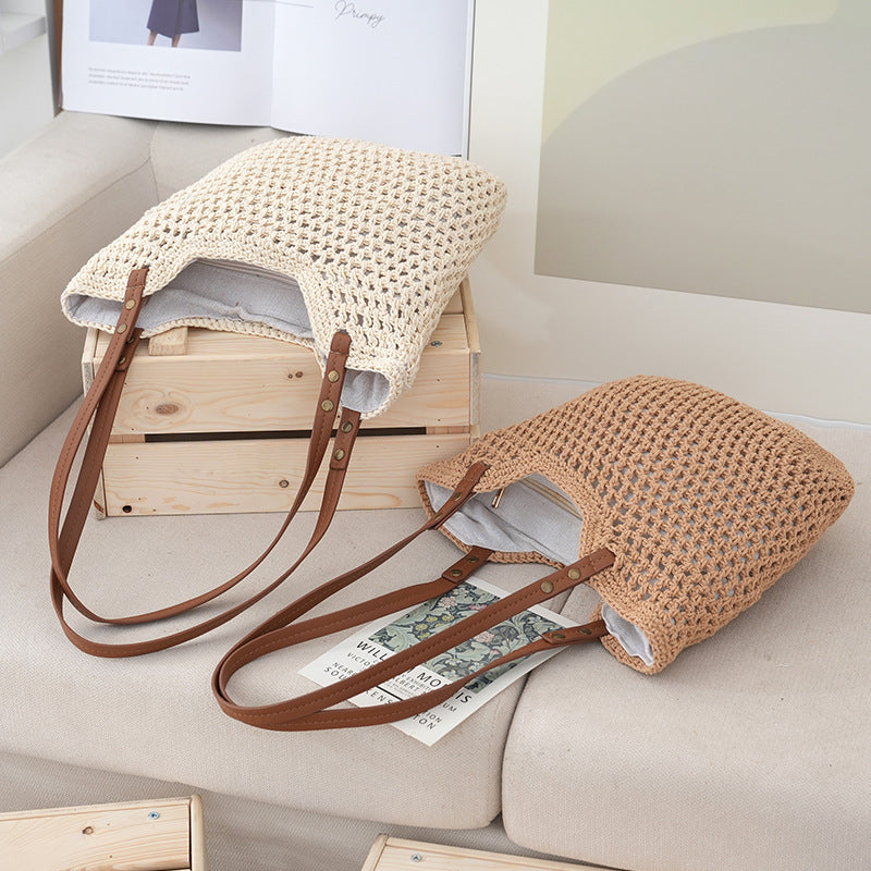 Handcrafted mesh tote bag Kalsten