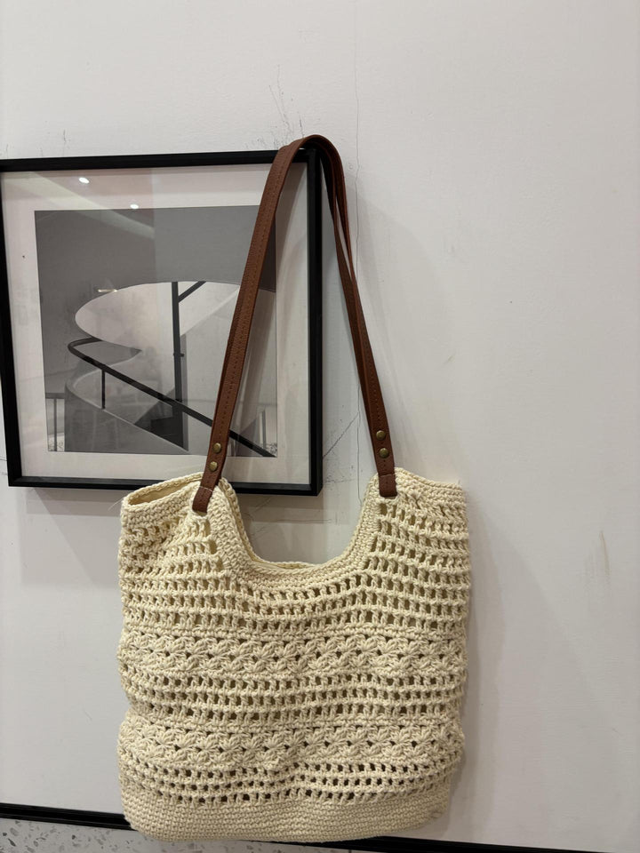 Handcrafted coarse mesh tote bag Kalsten