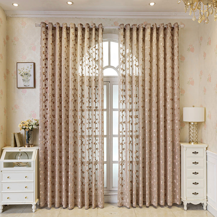 WoEmbroidered Sheer Curtain Panel Kalsten