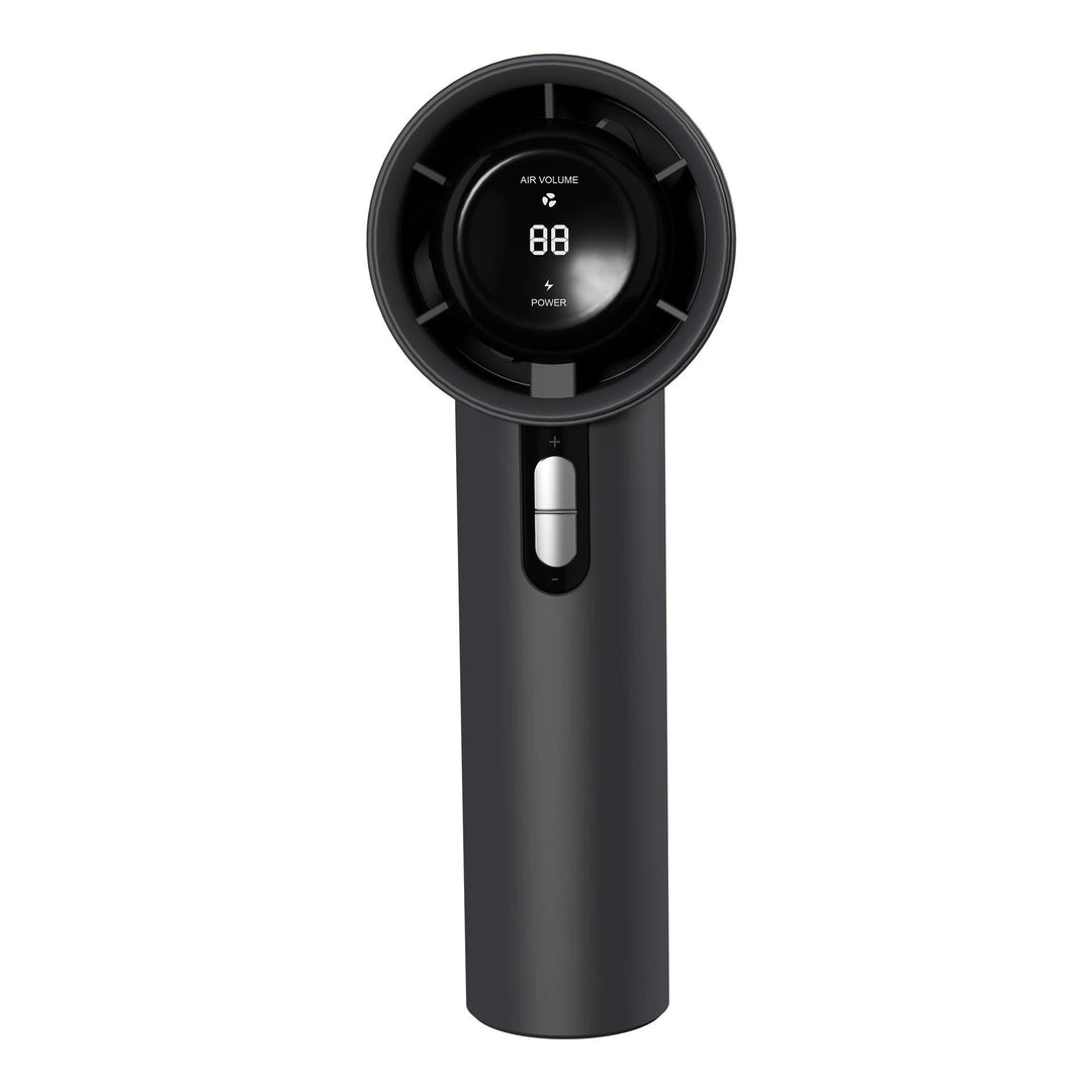 Ladies Portable High-Performance Hand Fan with Digital Speed Control Kalsten