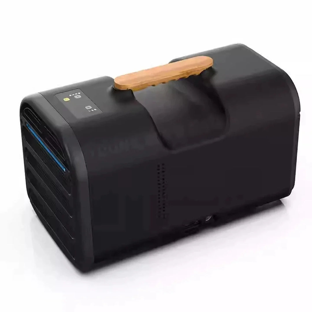 Unisex One Size personal desktop microclimate cooler and cleaner with bamboo carrying handle Kalsten
