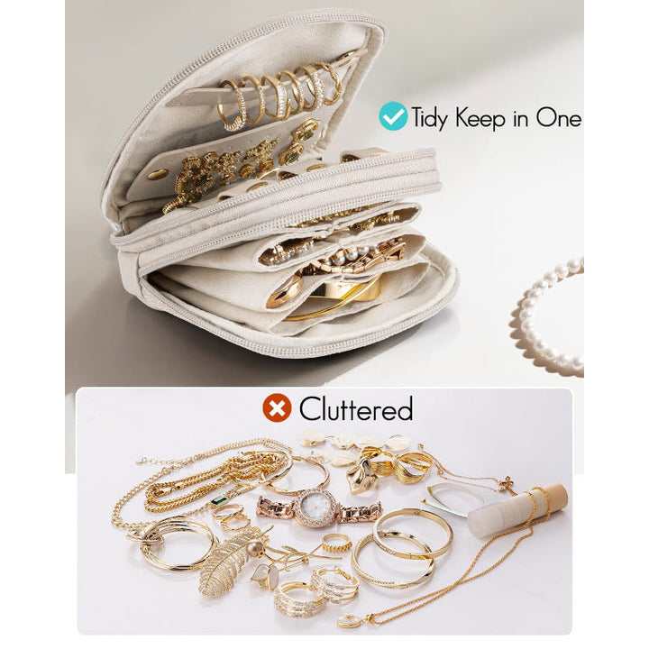 Jewelry organizer with multifunctional compartments Kalsten