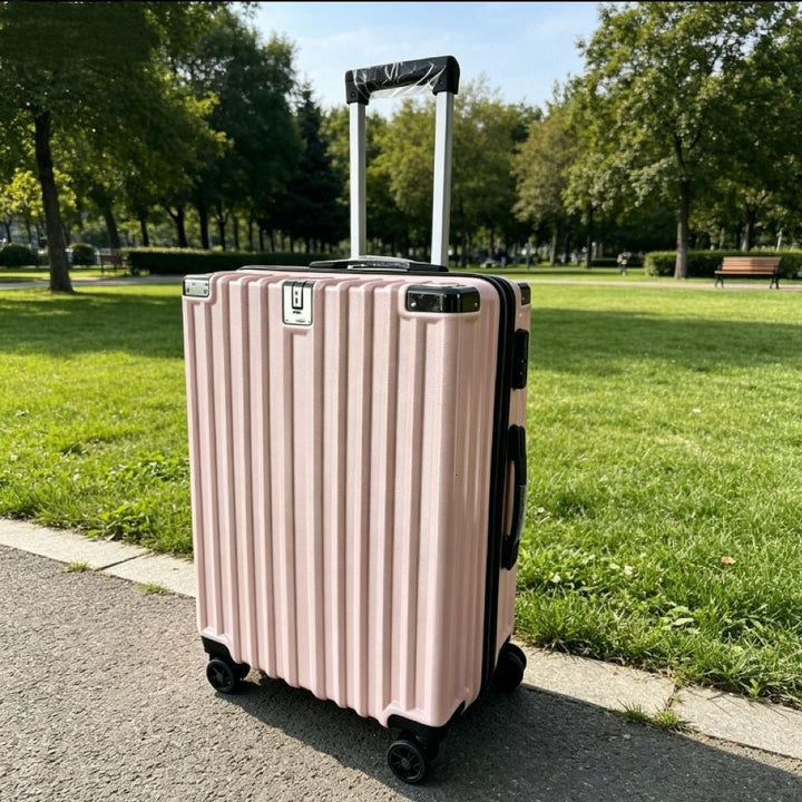 Hard-shell travel suitcase with spacious interior and high-quality rolling system Kalsten