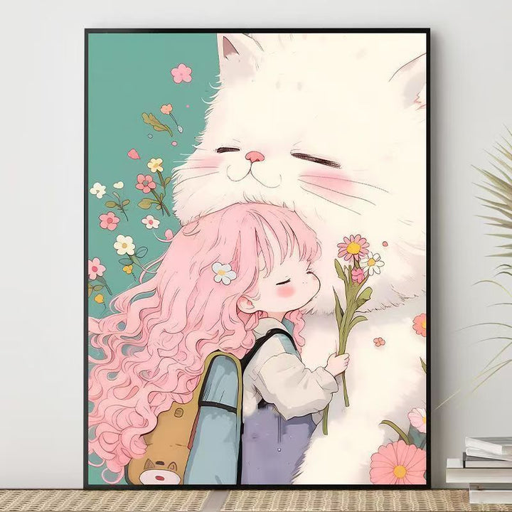 Cute Character Illustration Canvas Art Kalsten