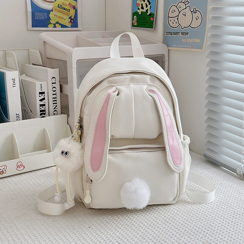 Cute Bunny Ear Mini School Backpack