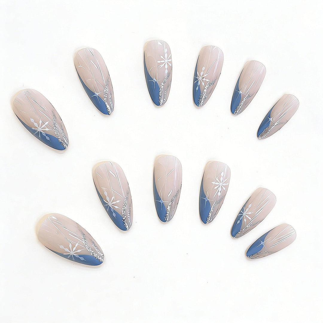 Artistic Floral Design Press-On Nails Kalsten