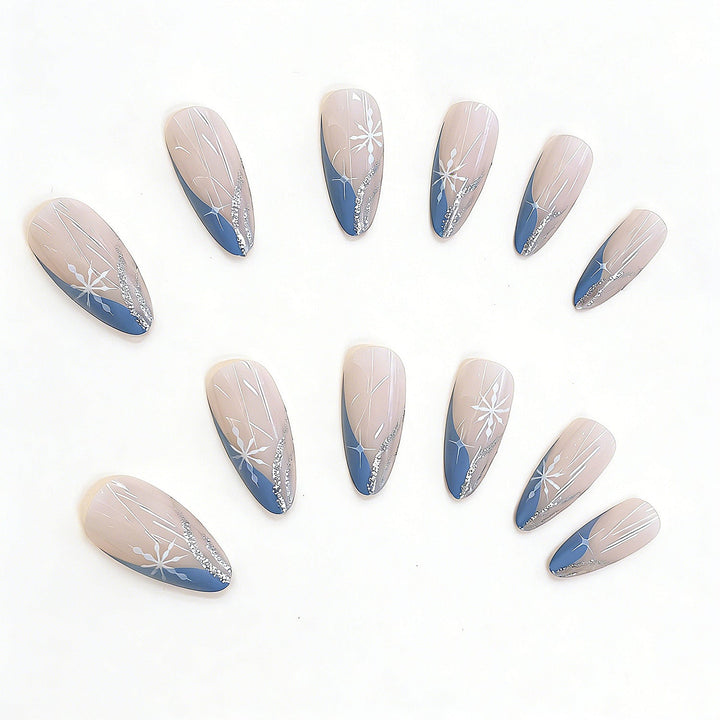 Artistic Floral Design Press-On Nails Kalsten