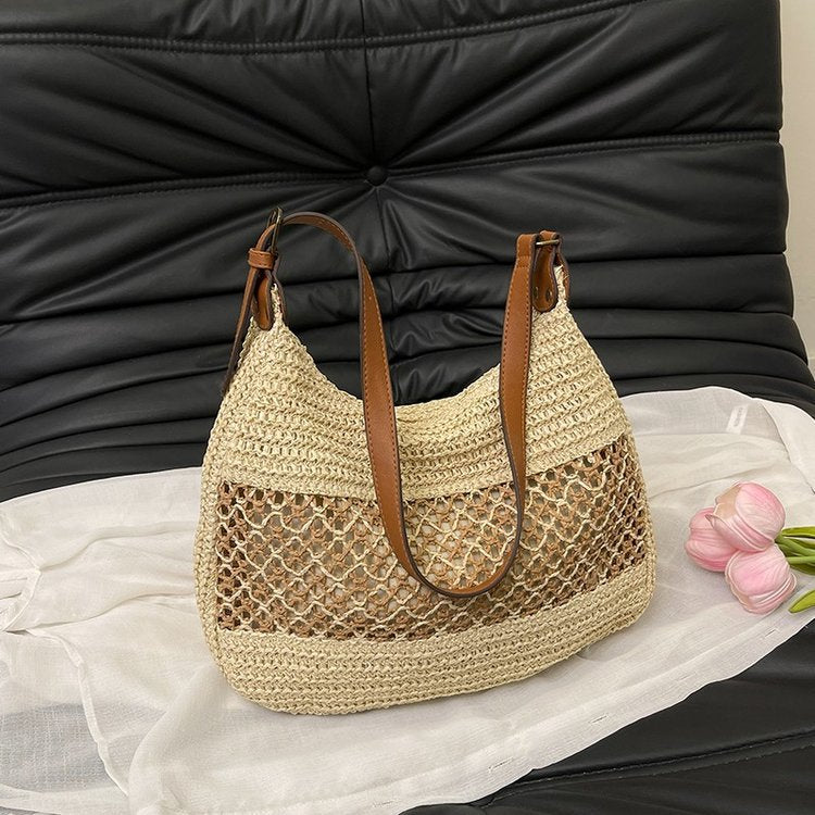 Casual Shoulder Bag Made of Natural Material Kalsten
