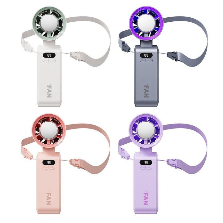 Unisex Portable Multifunction Fan with Digital Temperature Display Kalsten
