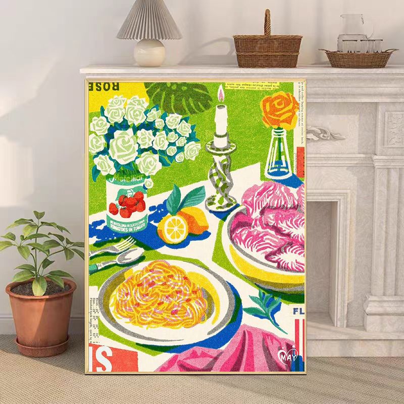 Retro-Inspired Still Life Canvas Art Print Kalsten