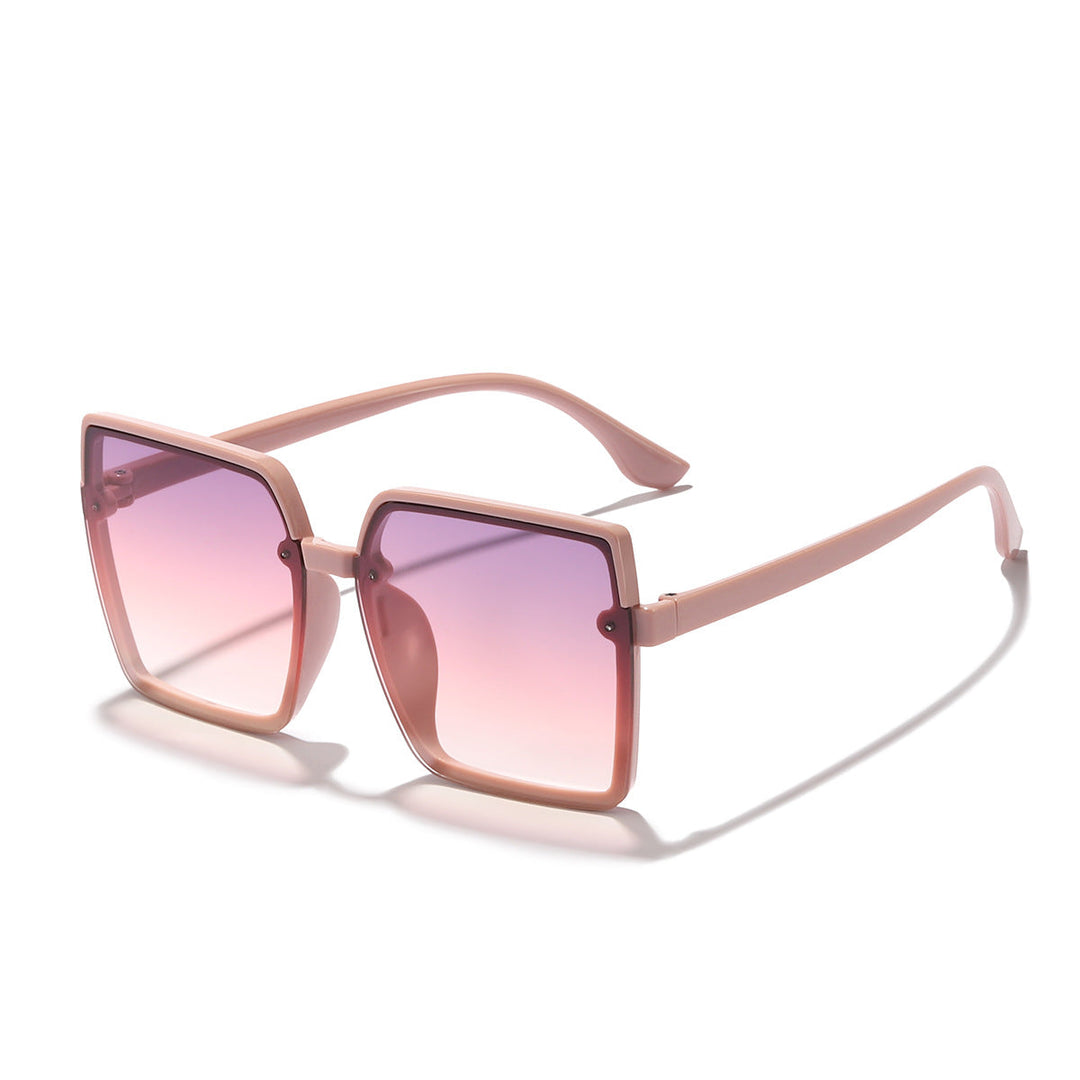Ladies square sunglasses with UV protection and elegant frame structure Kalsten