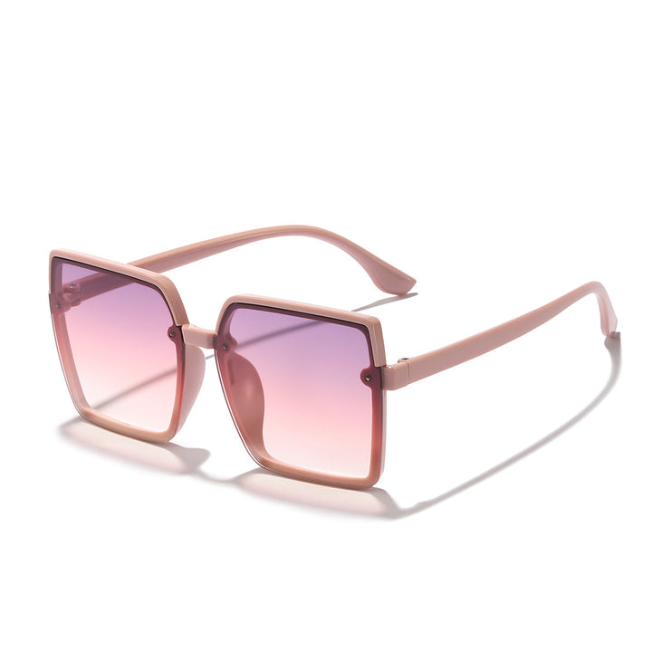 Ladies square sunglasses with UV protection and elegant frame structure Kalsten
