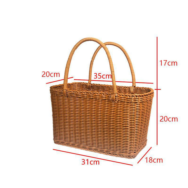 Handwoven Decorative Market Basket Kalsten