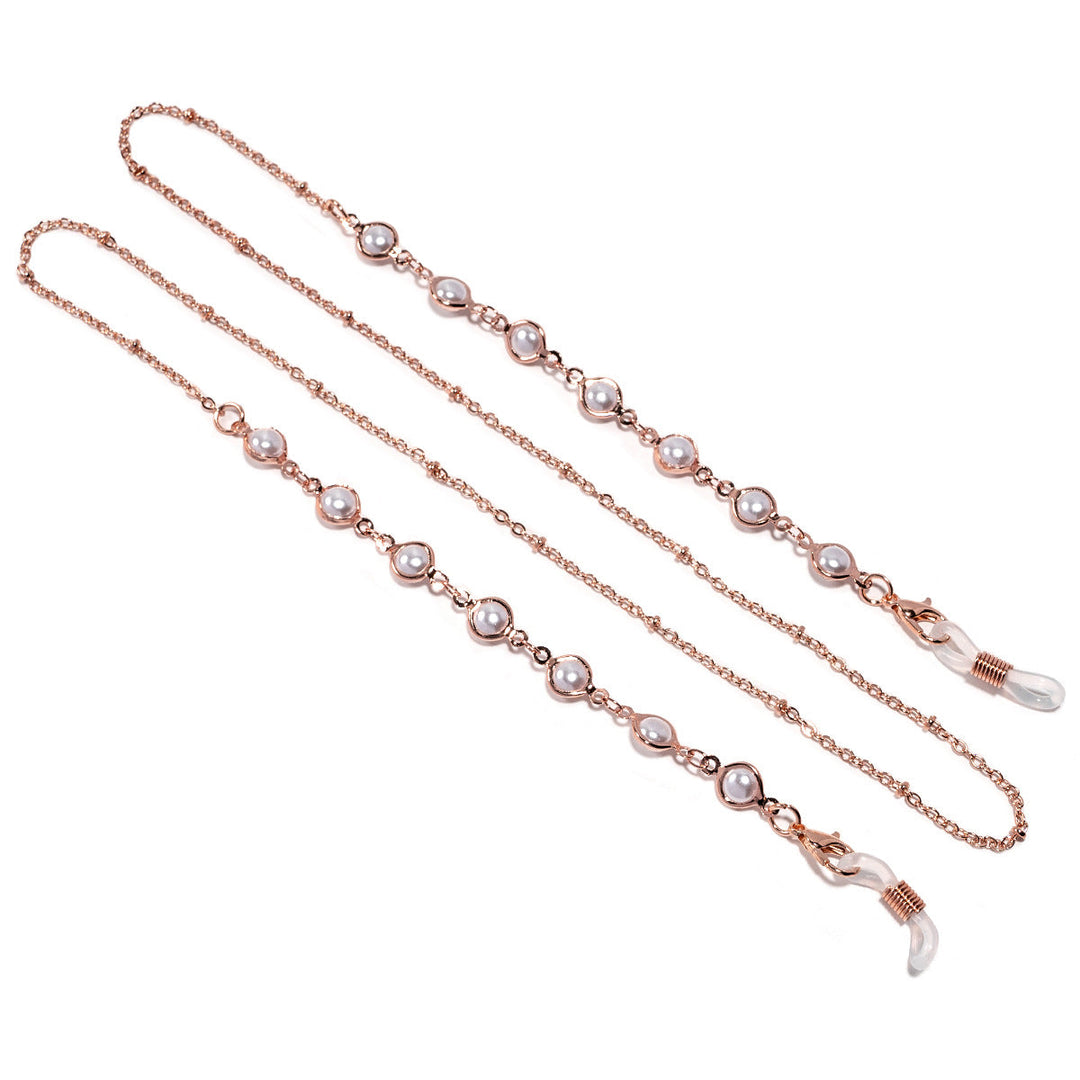 Elegant Pearl Beaded Eyewear Chain Kalsten