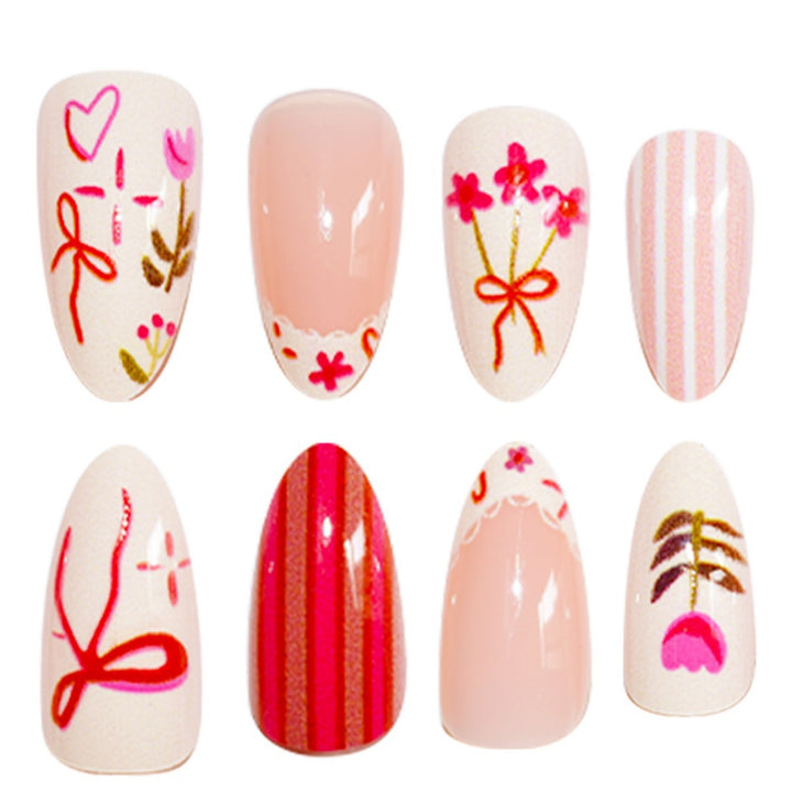 Artistic Floral Nail Art Set Kalsten