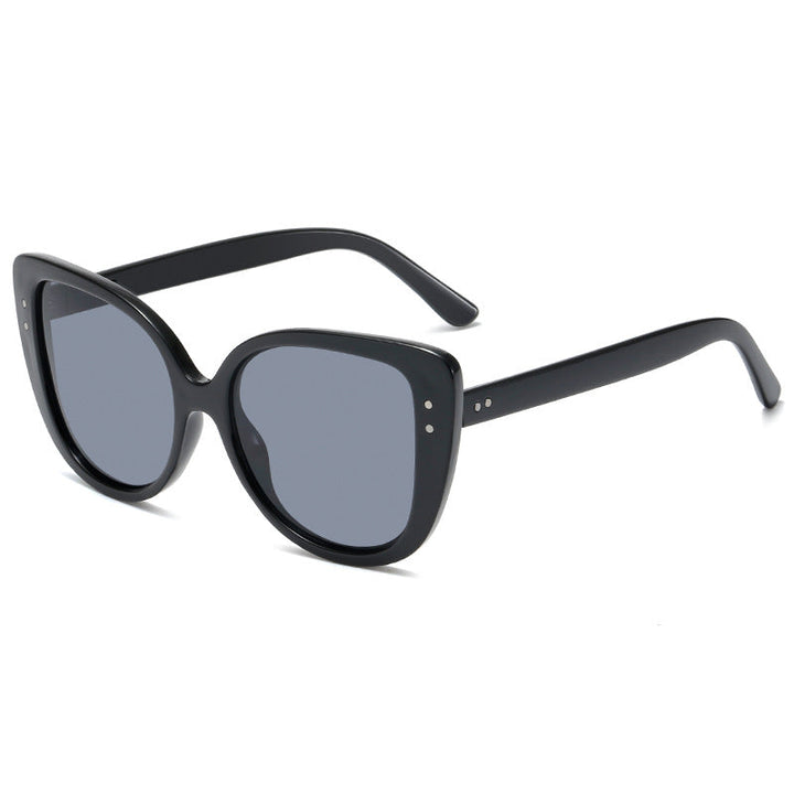 Ladies glamorous oversized sunglasses withElegant transparent frame Kalsten