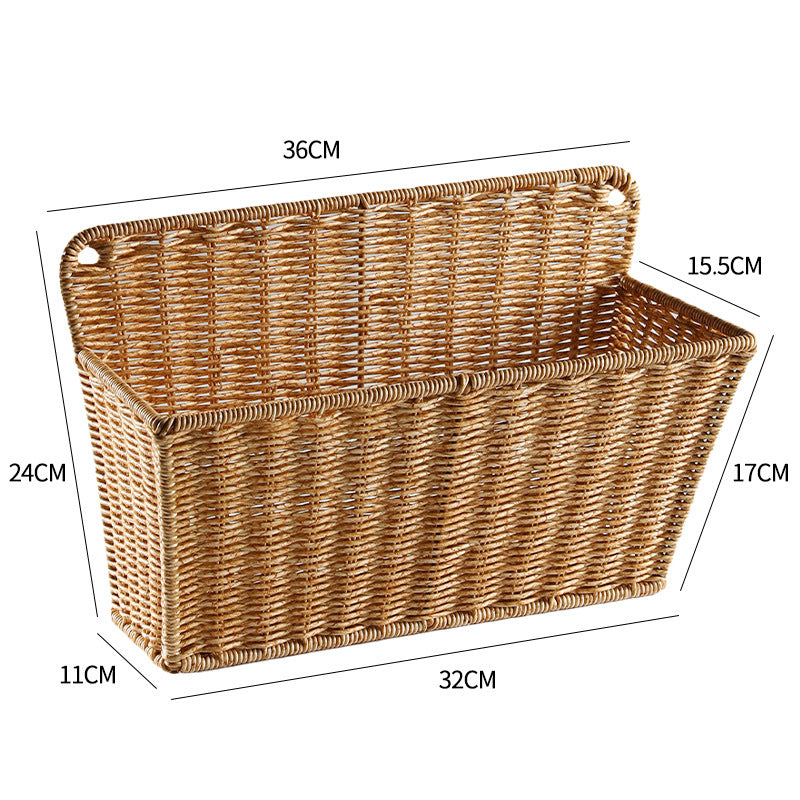 Unisex storage basket with rounded edges and practical handles Kalsten