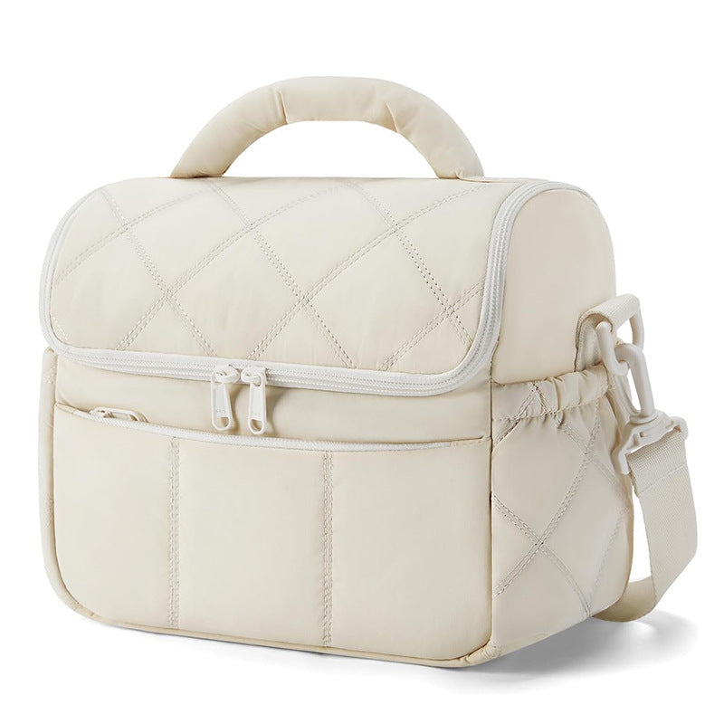 Padded cosmetic bag with multiple compartments Kalsten