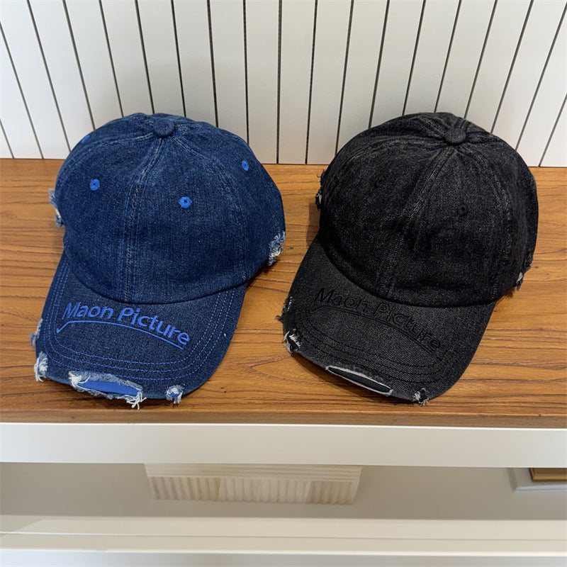 Women's Distressed Denim Baseball Cap Kalsten 1783922478