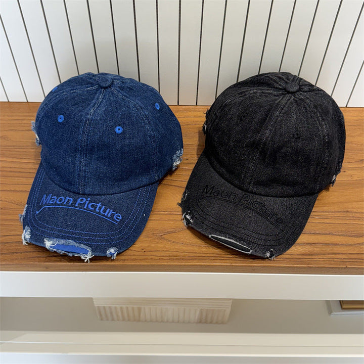 Women's Distressed Denim Baseball Cap Kalsten 1783922478