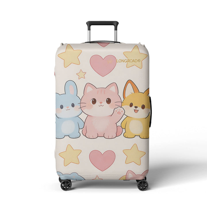 Women's suitcase cover with playful space design Kalsten
