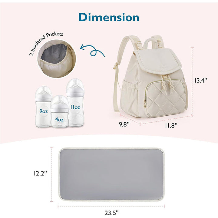 Fashionable backpack with practical compartments Kalsten