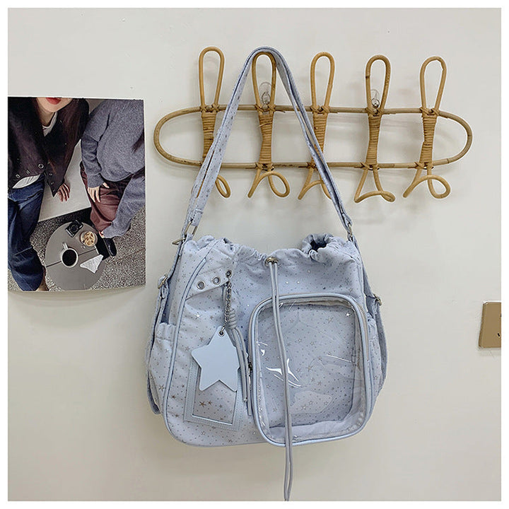 Stylish Multi-Pocket Drawstring Tote Bag Kalsten