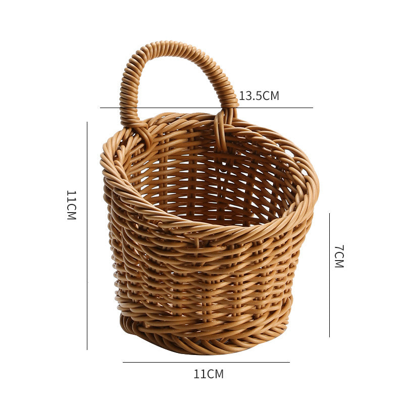 Handcrafted Wicker Storage Basket Kalsten
