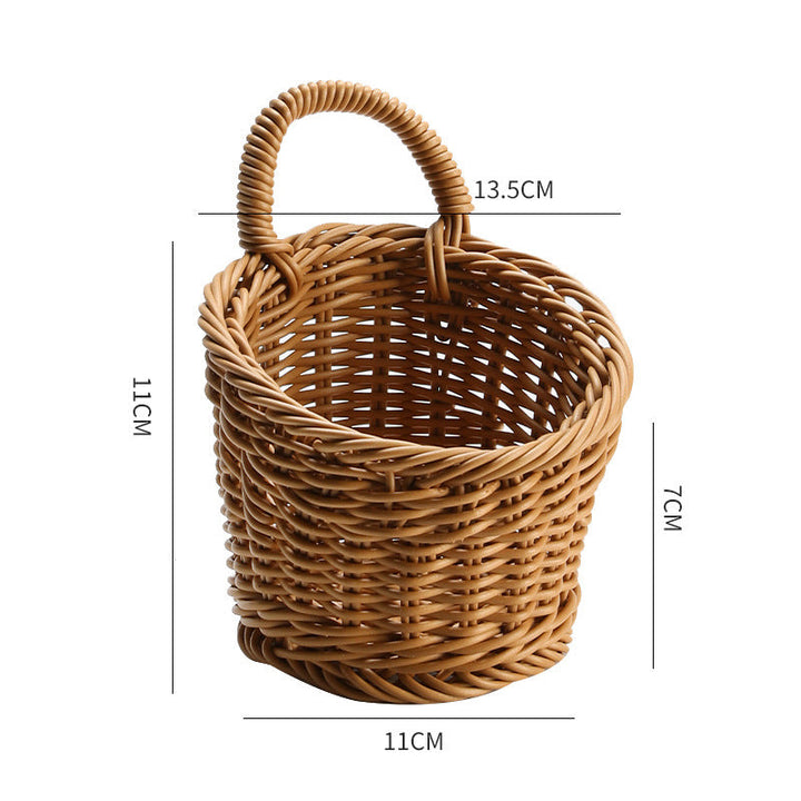 Handcrafted Wicker Storage Basket Kalsten