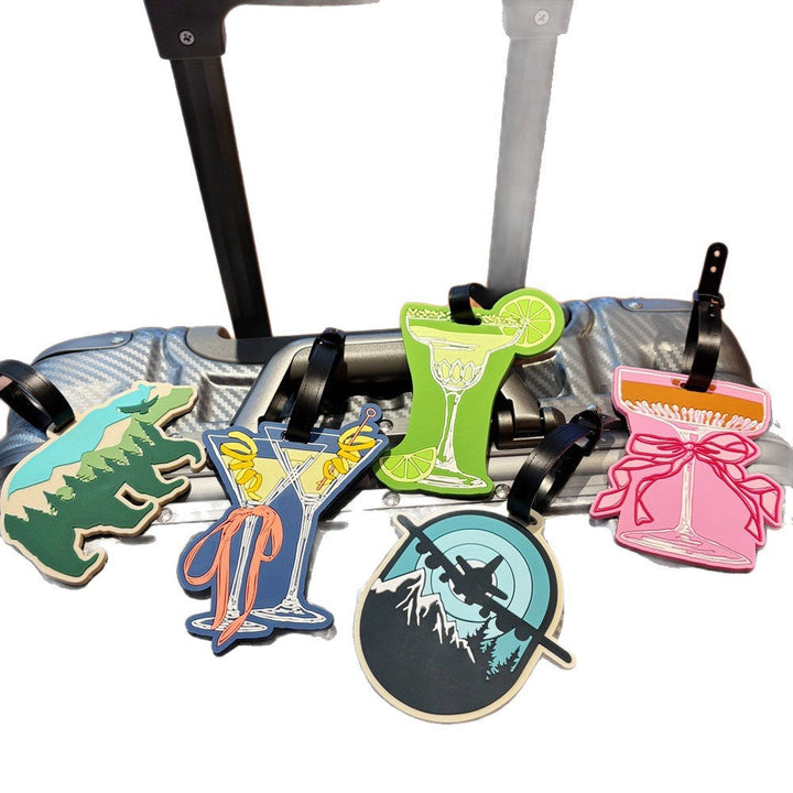 Mountain Adventure-Themed Luggage Tag Kalsten