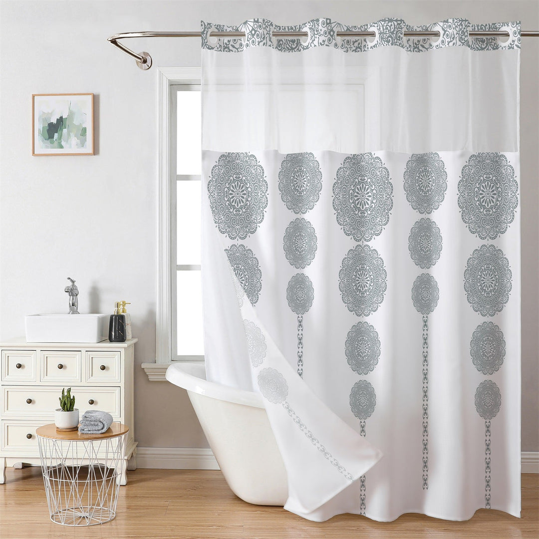 Artistic Floral Shower Curtain Kalsten
