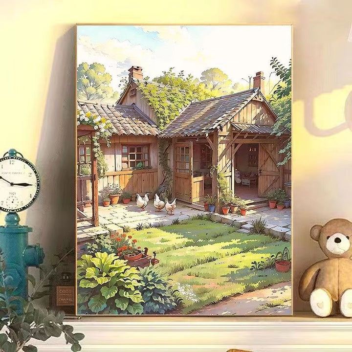 Serenity-Inspired Garden Scene Wall Art Kalsten