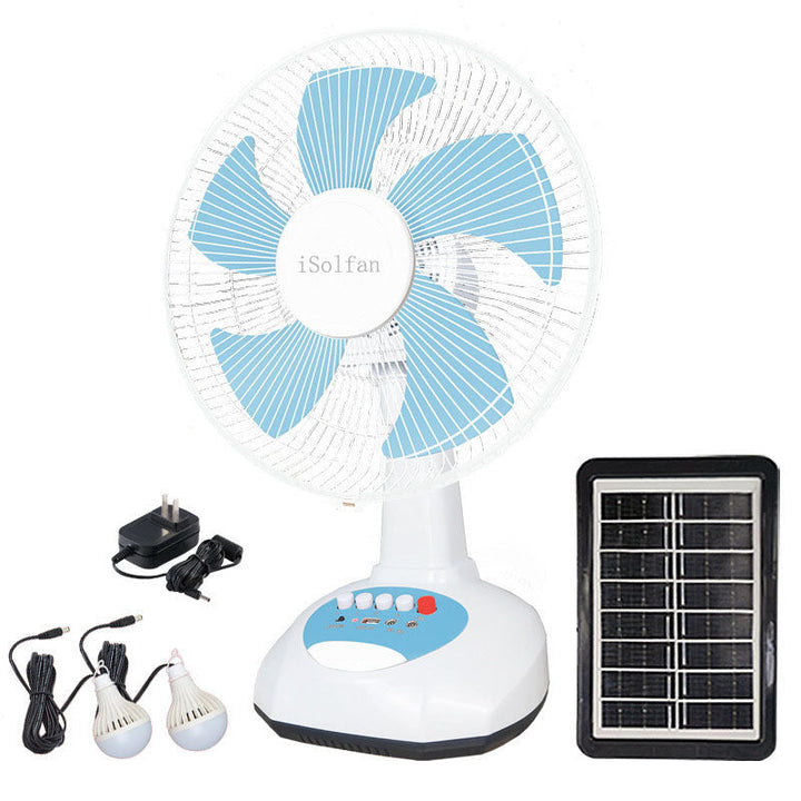 Unisex solar floor fan with remote control Kalsten