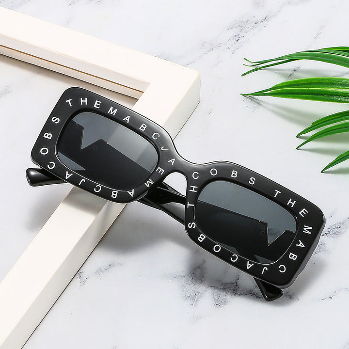 Ladies Stylish oversized sunglasses with unique frame Kalsten