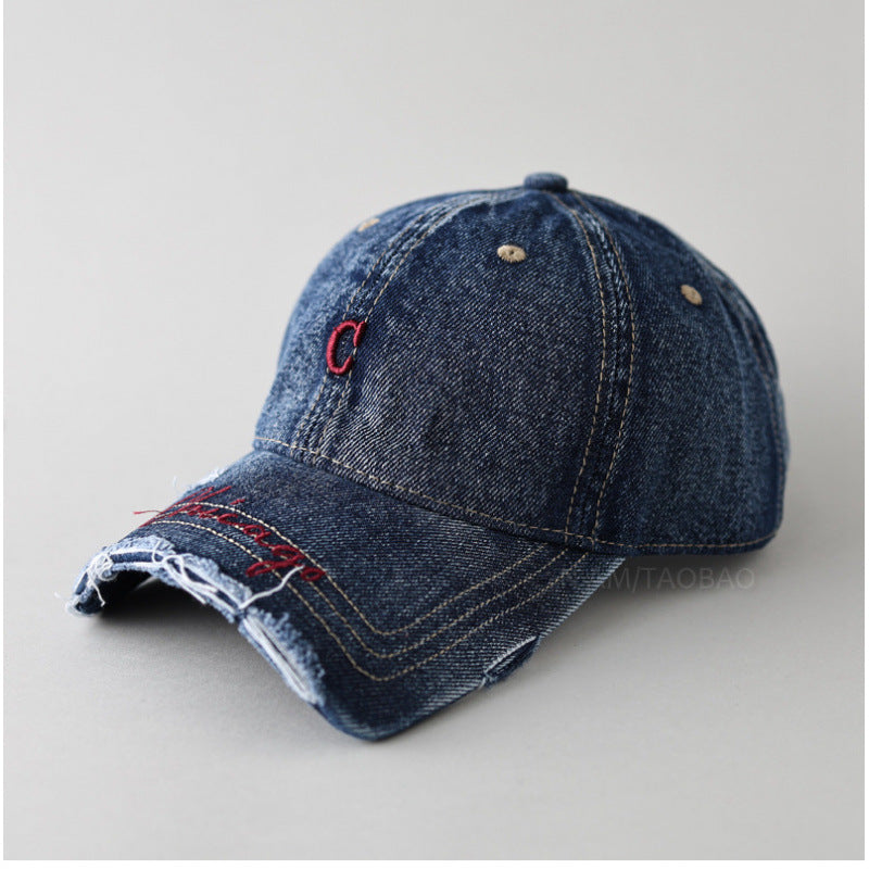 Women's Distressed Cotton Baseball Cap Kalsten 1784083462