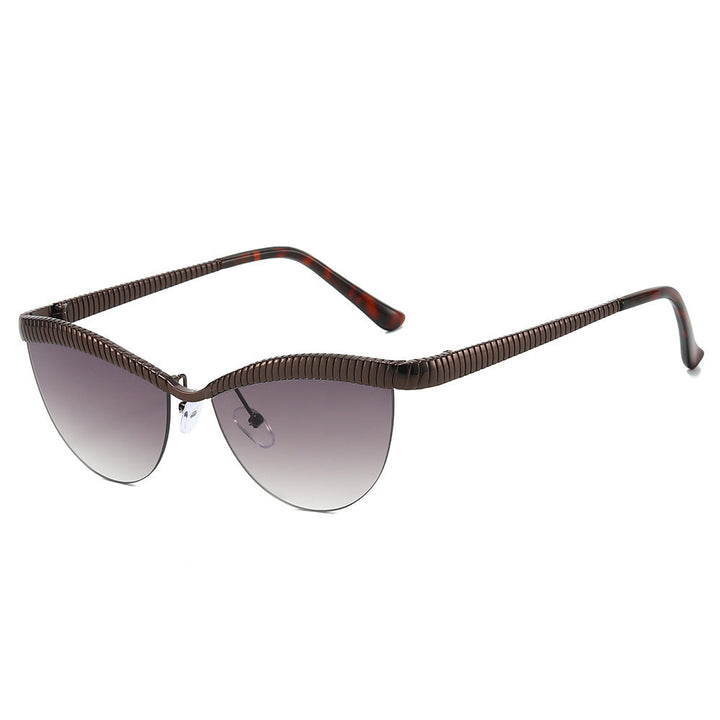 Women Designer Sunglasses with unique, curved frame Kalsten