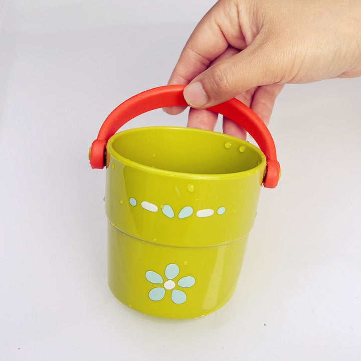Unisex colorful storage bucket with ergonomic handle Kalsten