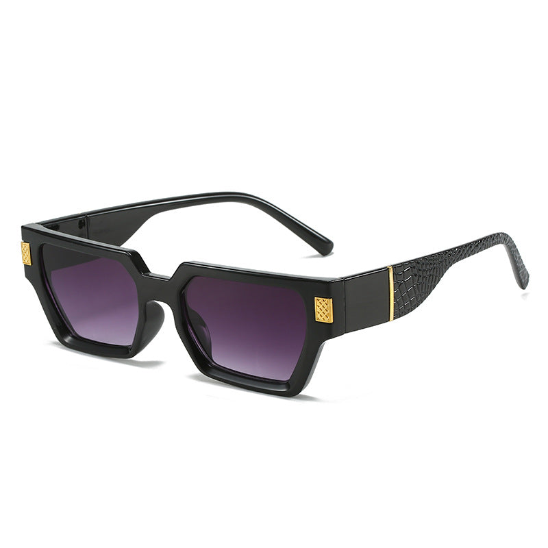 Ladies fashionable sunglasses with unique geometric frame and luxurious details Kalsten